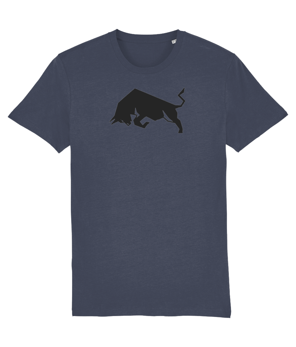 India Ink Grey Bull Organic Cotton T-Shirt