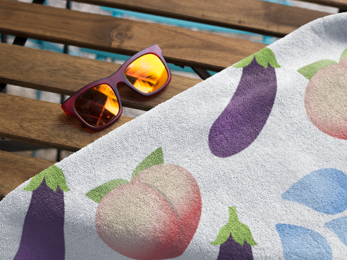 healthy Diet Beach Towel