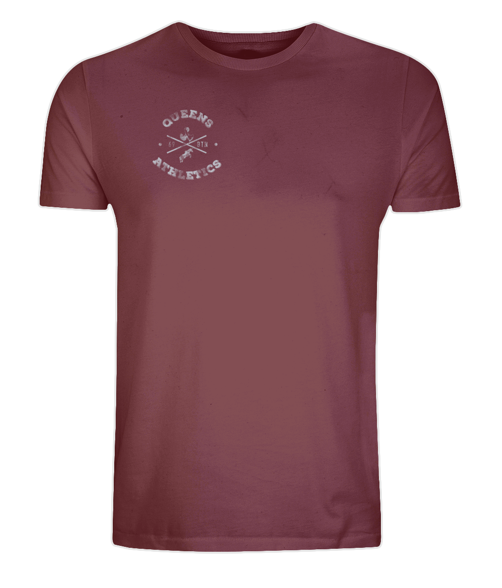 Queens Athletics Emblem Organic Cotton T-Shirt