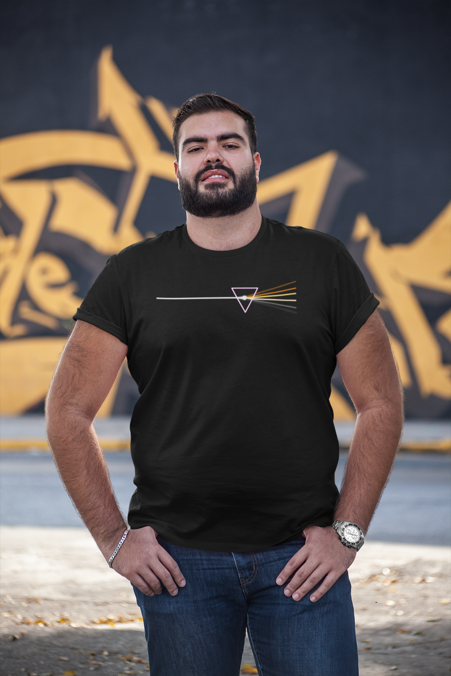 Bear Light Prism Organic Cotton T-shirt