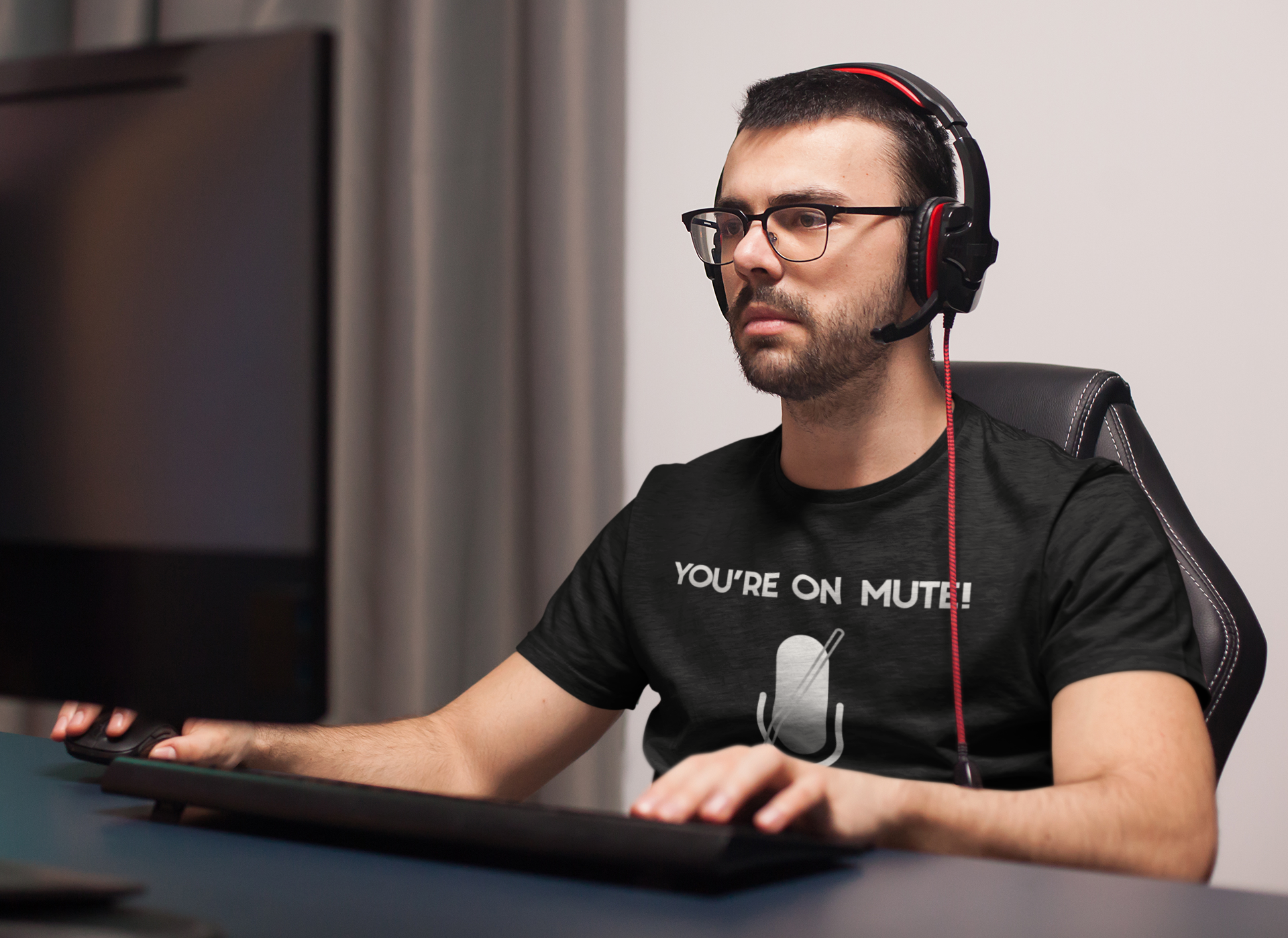 You're on Mute! Organic Cotton T-shirt