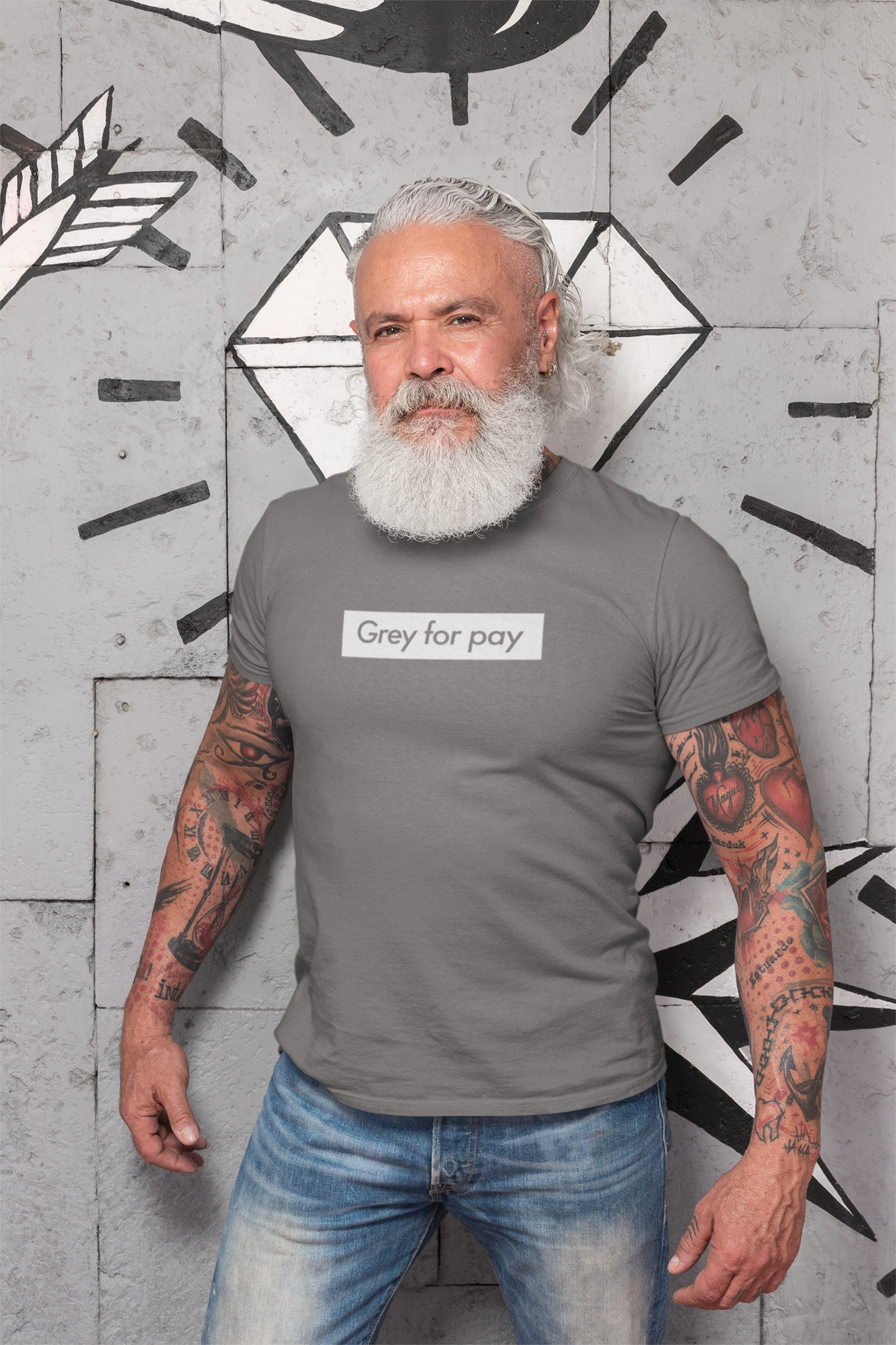 Grey for pay Organic Cotton T-Shirt
